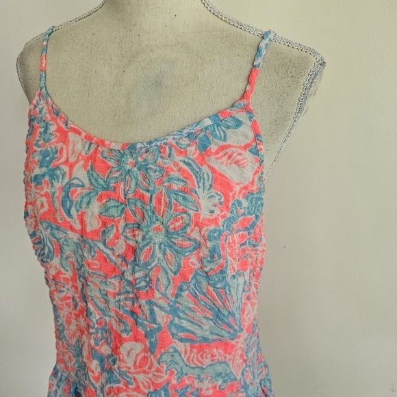 Lilly Pulitzer Ruffle Cami Top in Summer Siren - Picture 4 of 10